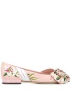 Dolce & Gabbana Cady Ballerinas - Pink