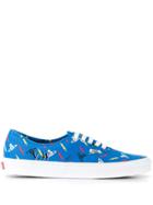Vans X Vivienne Westwood Logo Print Sneakers - Blue