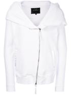 Unconditional Zipped Hoodie - White