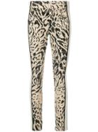 Haider Ackermann Leopard Tweed Trousers - Nude & Neutrals