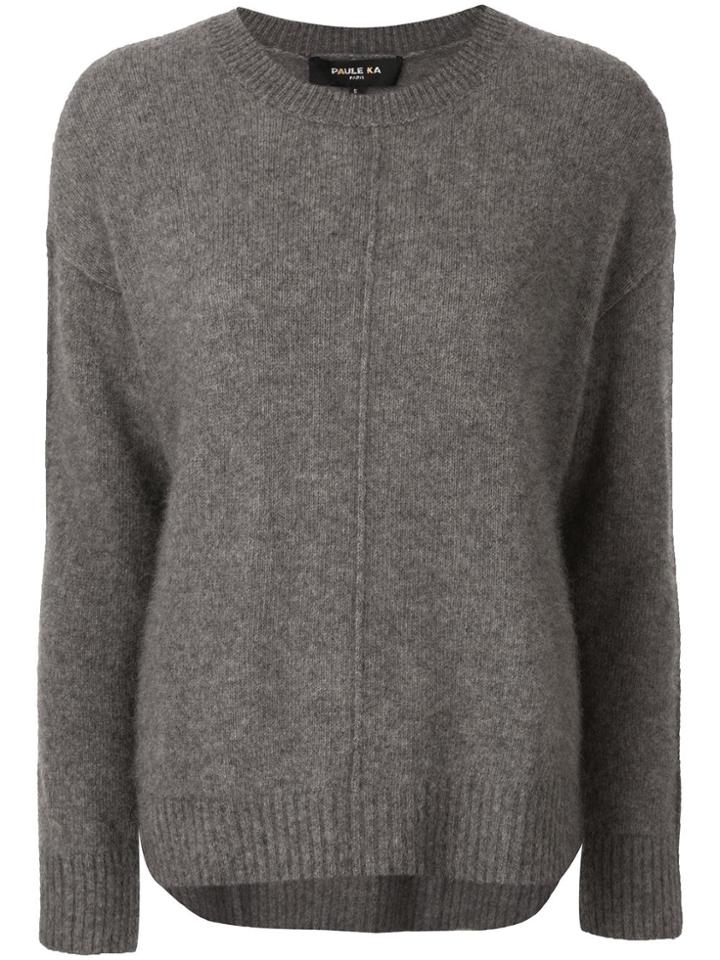 Paule Ka Front Seam Jumper - Grey