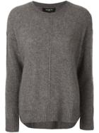 Paule Ka Front Seam Jumper - Grey