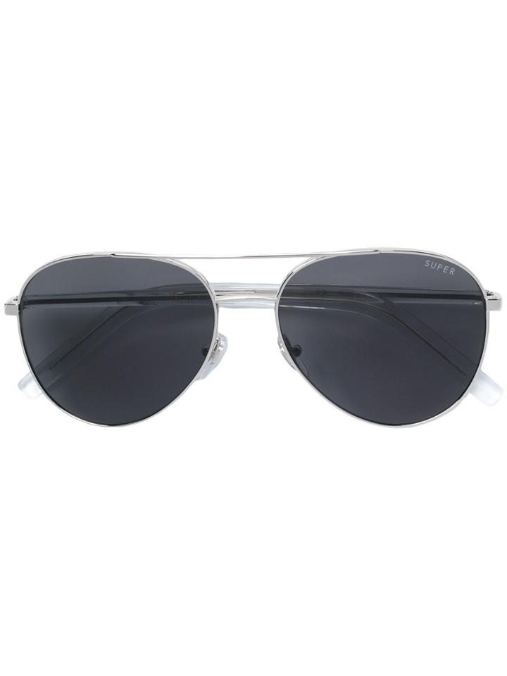 Retrosuperfuture Ideal Aviator Sunglasses - White