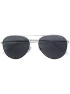 Retrosuperfuture Ideal Aviator Sunglasses - White