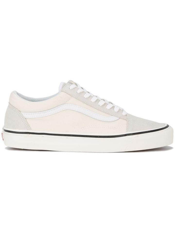 Vans Old Skool Suede Panelled Sneakers - Neutrals