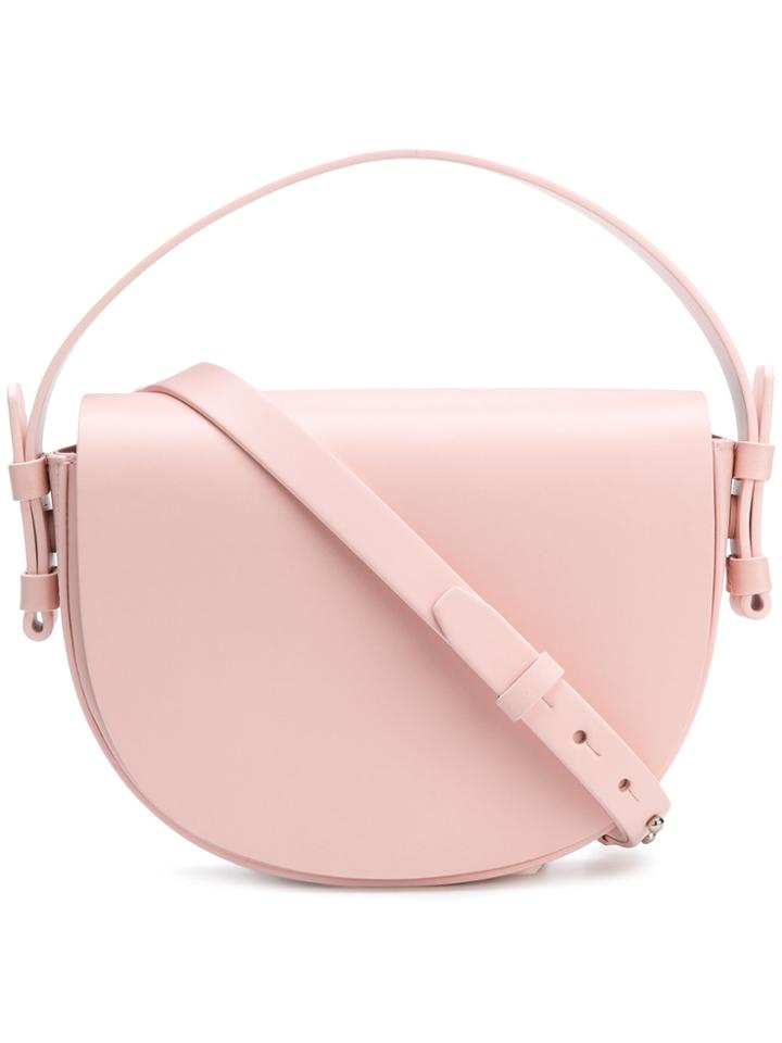 Nico Giani Saddle Shoulder Bag - Pink & Purple