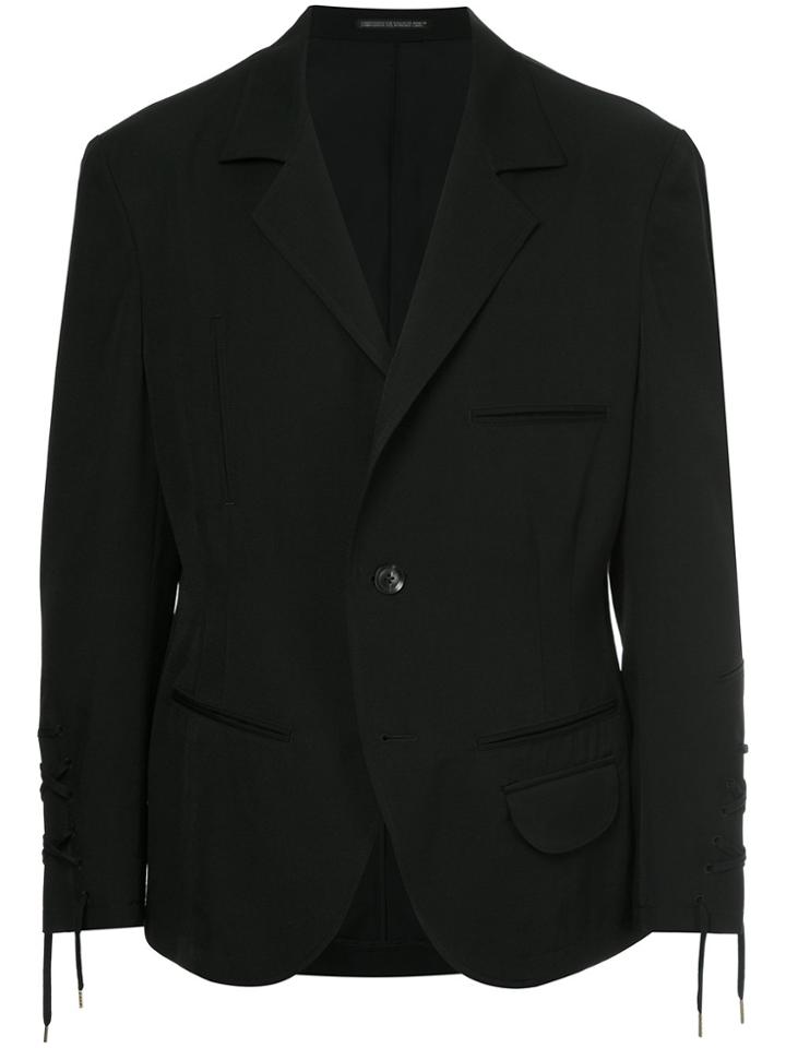 Yohji Yamamoto Boxy Shirt Jacket - Black