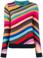 Ps Paul Smith Striped Knit Jumper - Yellow