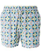 Capricode Printed Swim Shorts, Size: Xl, Blue, Polyamide