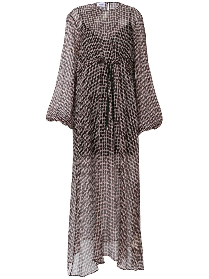 Dondup Heart Print Dress - Black