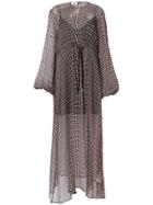 Dondup Heart Print Dress - Black