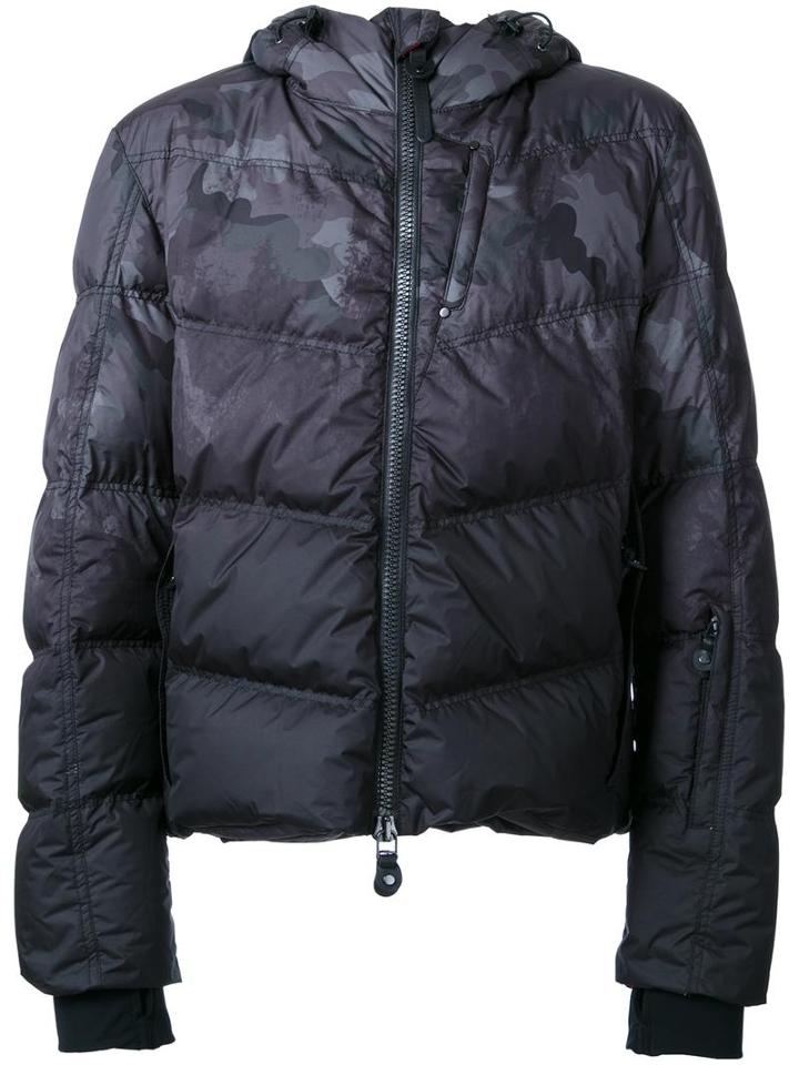 Kru 'v-power 2' Padded Jacket, Men's, Size: Large, Grey, Polyester