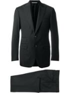 Canali Formal Suit, Men's, Size: 52, Black, Cupro/wool