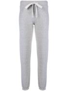 Theory Frill Cuff Track Trousers - Grey