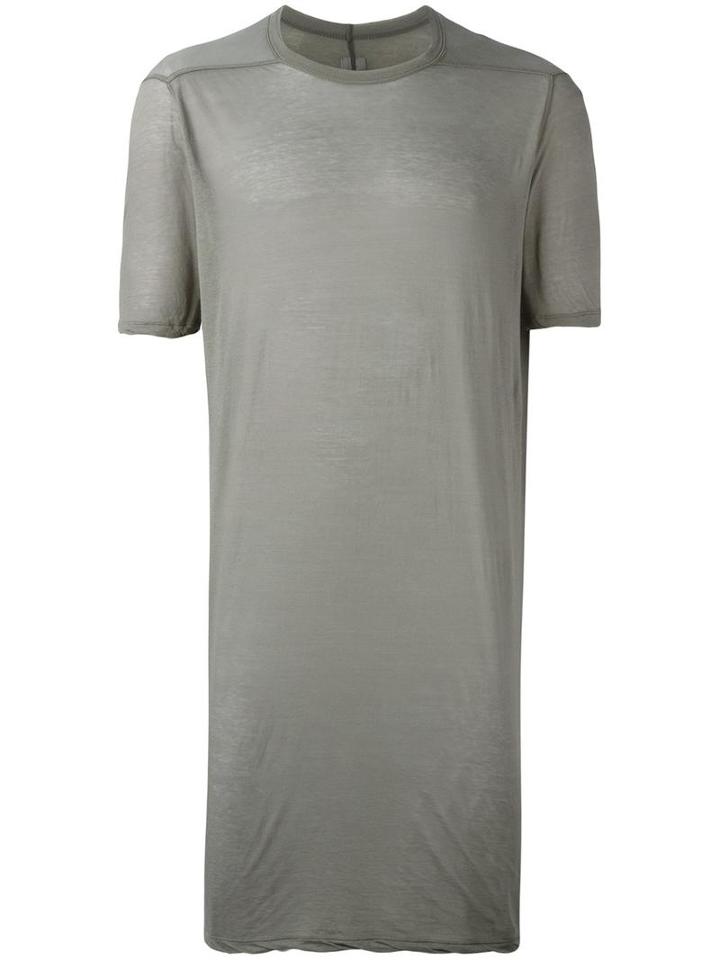 Rick Owens Level T-shirt, Men's, Size: Xs, Grey, Cotton