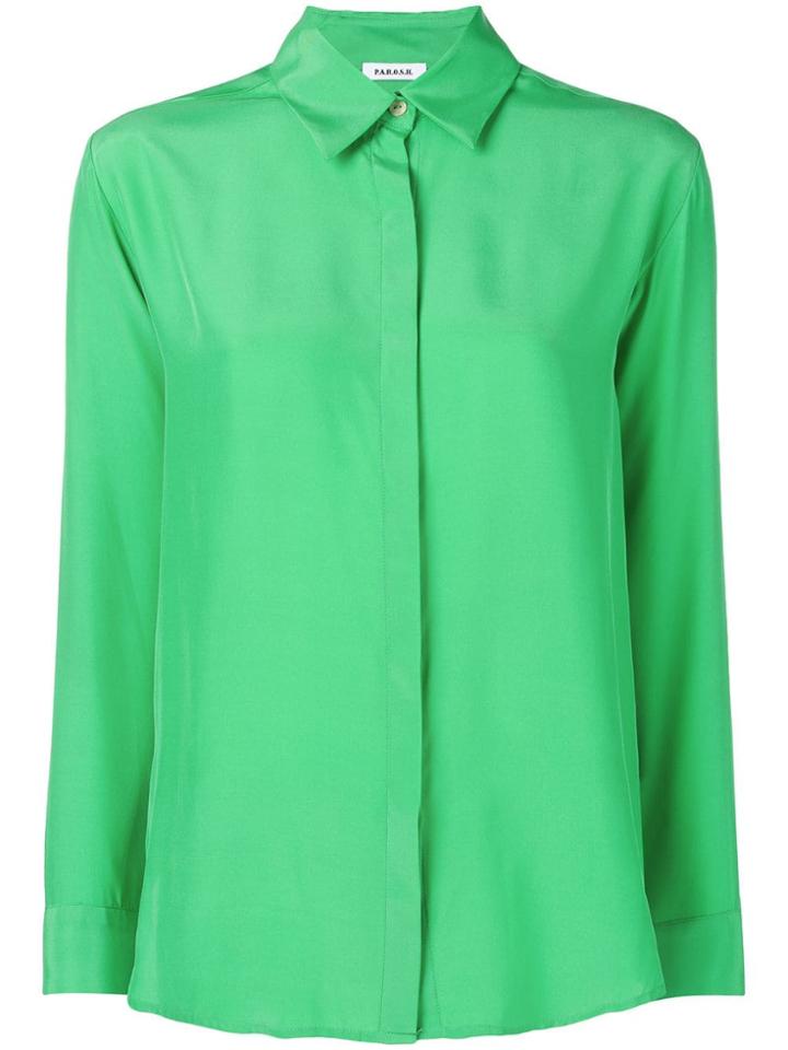 P.a.r.o.s.h. Long Sleeved Shirt - Green