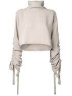 Strateas Carlucci Funnel Veil Jumper - Nude & Neutrals
