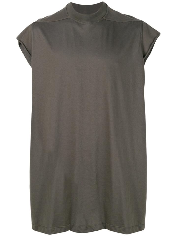Rick Owens Boxy Fit T-shirt - Brown