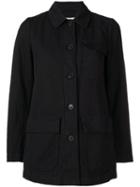 Dries Van Noten Single Breasted Military Jacket, Women's, Size: 38, Black, Cotton/linen/flax