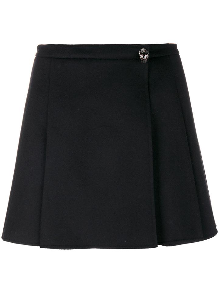 Valentino Pleated Mini Skirt - Black