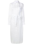 Victoria Victoria Beckham Plain Shirt Dress - White