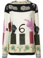 Valentino Counting Six Blouse - Multicolour