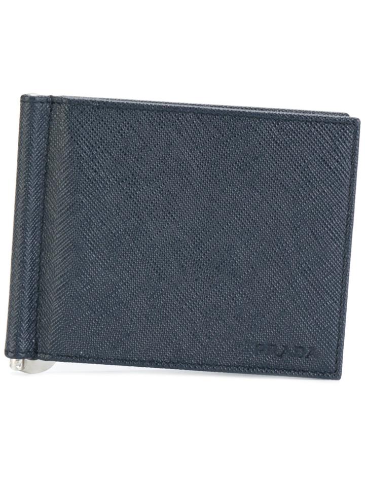 Prada Bi-fold Wallet - Blue