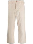 Jejia Cropped Straight Leg Trousers - Neutrals