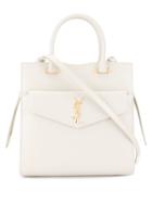 Saint Laurent Small Uptown Tote Bag - White
