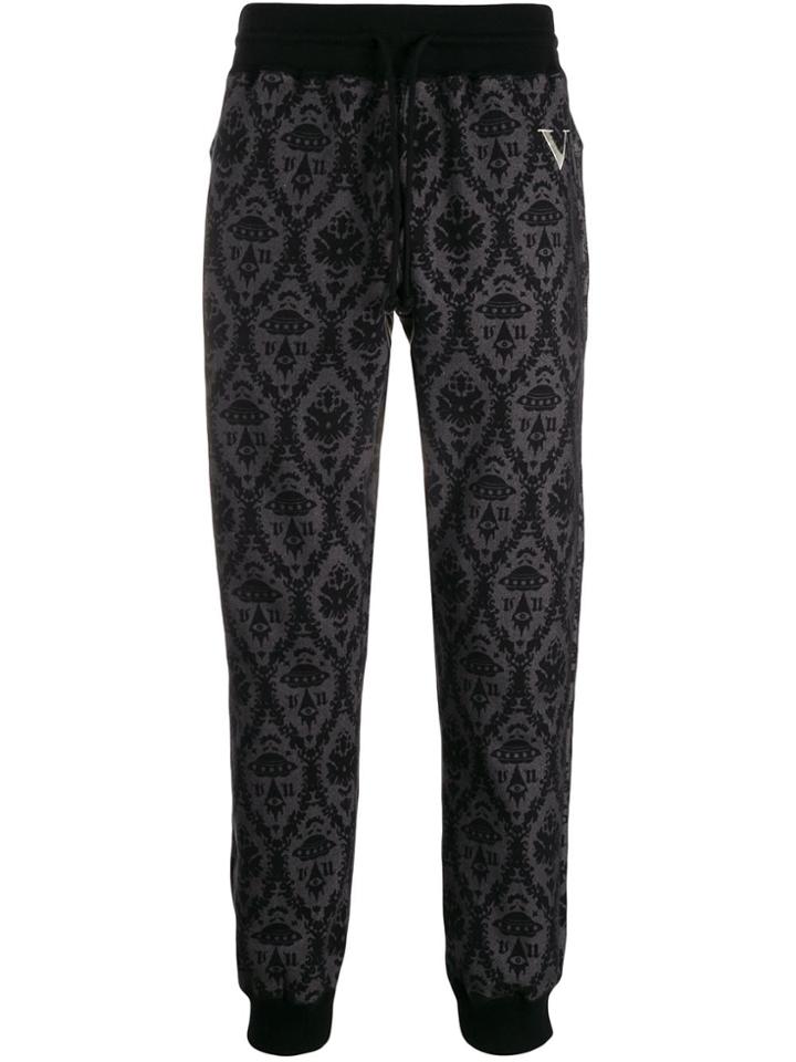 Undercover X Valentino Ufo Print Track Pants - Grey