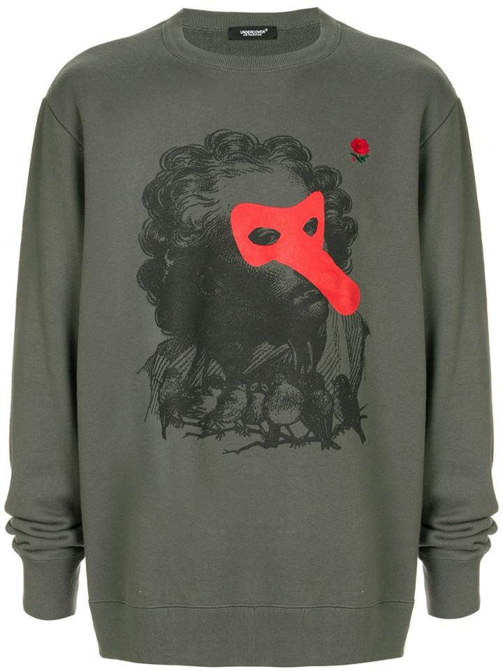 Undercover Graphic Jersey Sweatshirt - Green