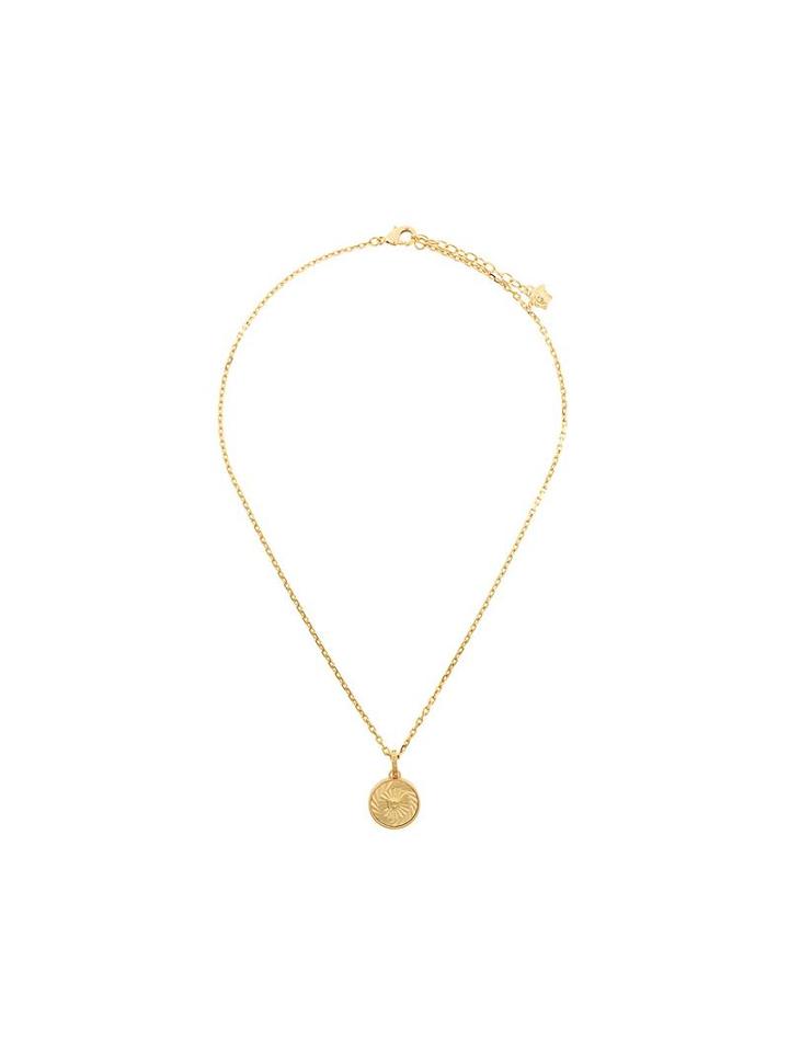 Versace Medusa Head Textured Necklace, Men's, Metallic