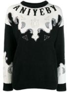 Aniye By Embellished Logo Sweater - Black