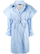 Eudon Choi Frida Trench Coat - Blue