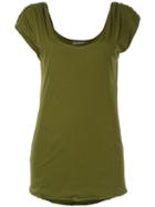 Alexander Mcqueen Scoop Neck Tank Top, Women's, Size: 42, Green, Cotton