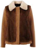 Blancha Fur Jacket, Women's, Size: 40, Brown, Mink Fur/nylon/polyester/wool