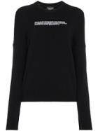 Calvin Klein 205w39nyc Embroidered Logo Pullover - Black