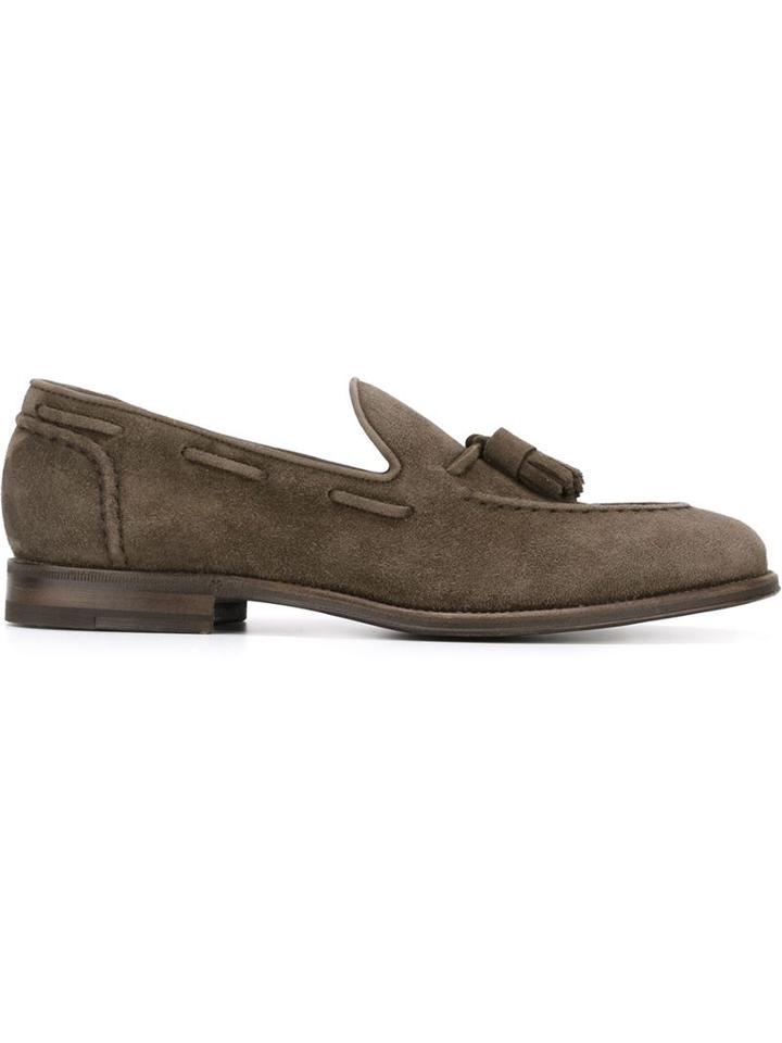 Henderson Baracco Tassel Loafers, Men's, Size: 41.5, Brown, Leather