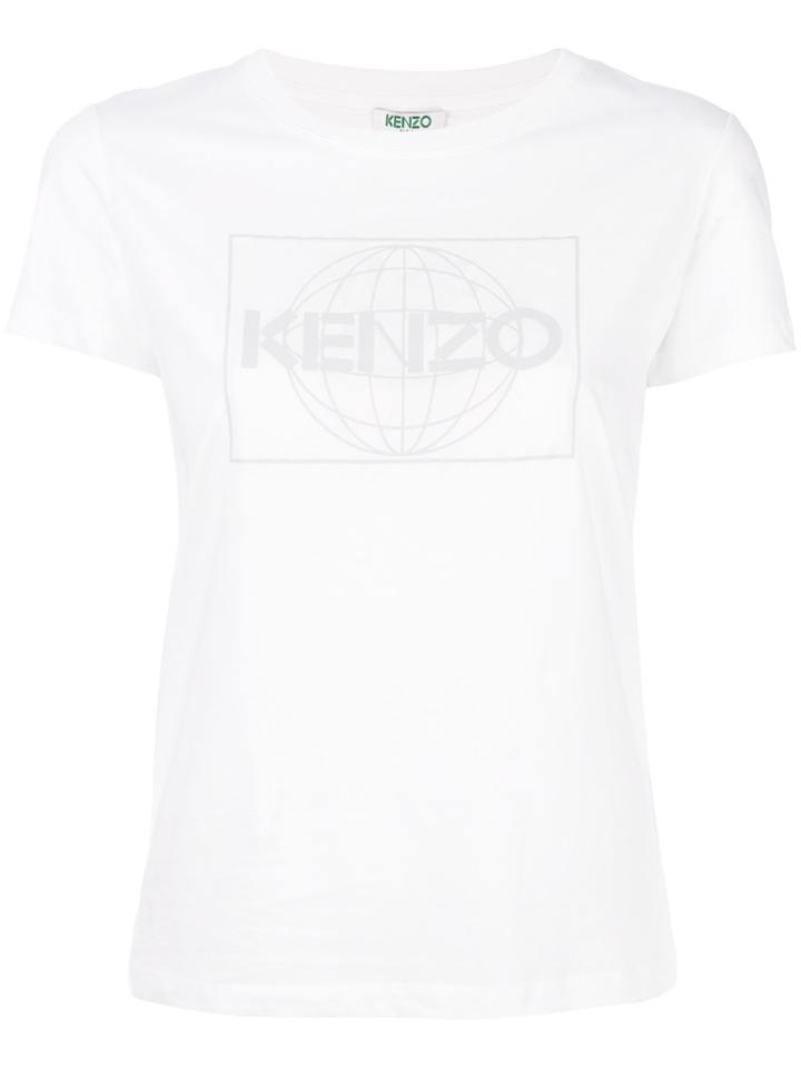 Kenzo Logo Print T-shirt - White