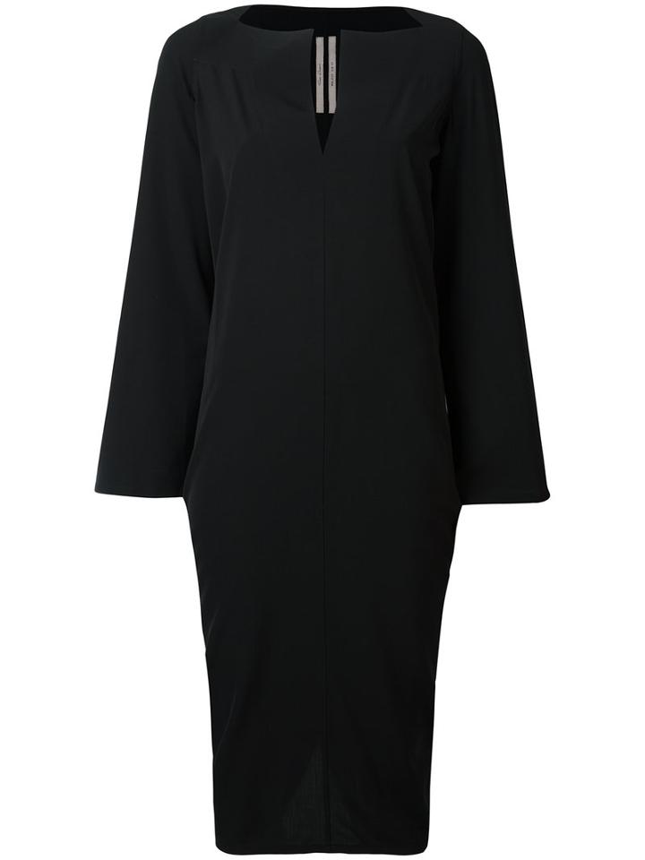 Rick Owens Tangier Dress, Women's, Size: 38, Black, Viscose/virgin Wool