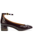 Chloé Perry Ankle Strap Pumps - Red