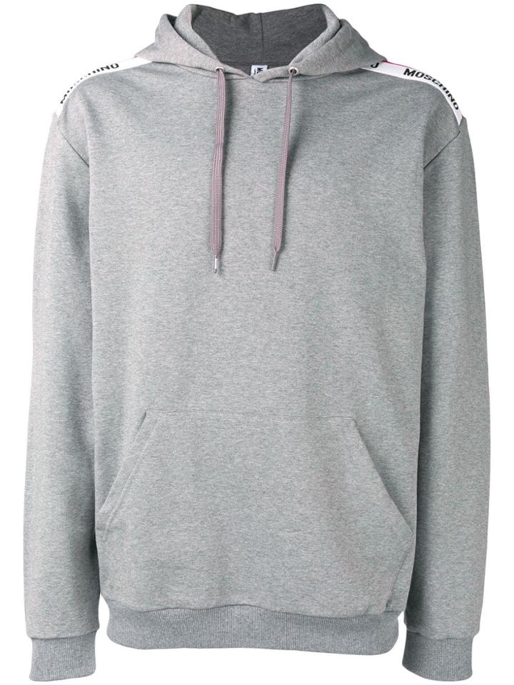 Moschino Loose Fitted Hoodie - Grey