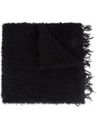 Forme D'expression 'isaura' Scarf, Adult Unisex, Black, Nylon/mohair/wool