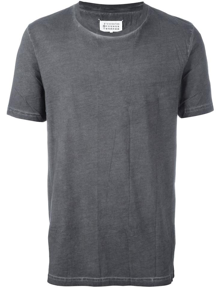 Maison Margiela Three Pack Of T-shirts, Men's, Size: Large, Grey, Cotton