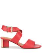 Clergerie Twisted Strap Sandals - Red