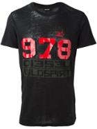 Diesel 't-diego-hb' T-shirt, Men's, Size: Xxl, Black, Polyester/cotton
