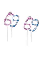 Jiwinaia 69 Hoop Earrings - Multicolour