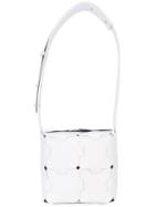 Paco Rabanne - Boxy Shoulder Bag - Women - Calf Leather - One Size, White, Calf Leather