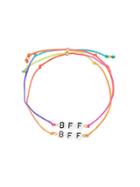 Venessa Arizaga 'bff' Bracelet - Multicolour