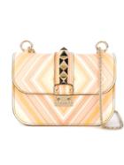 Valentino Garavani 'glam Lock Native Couture' Shoulder Bag